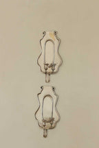 Pair Of Mid Century Swedish Pewter Sconces