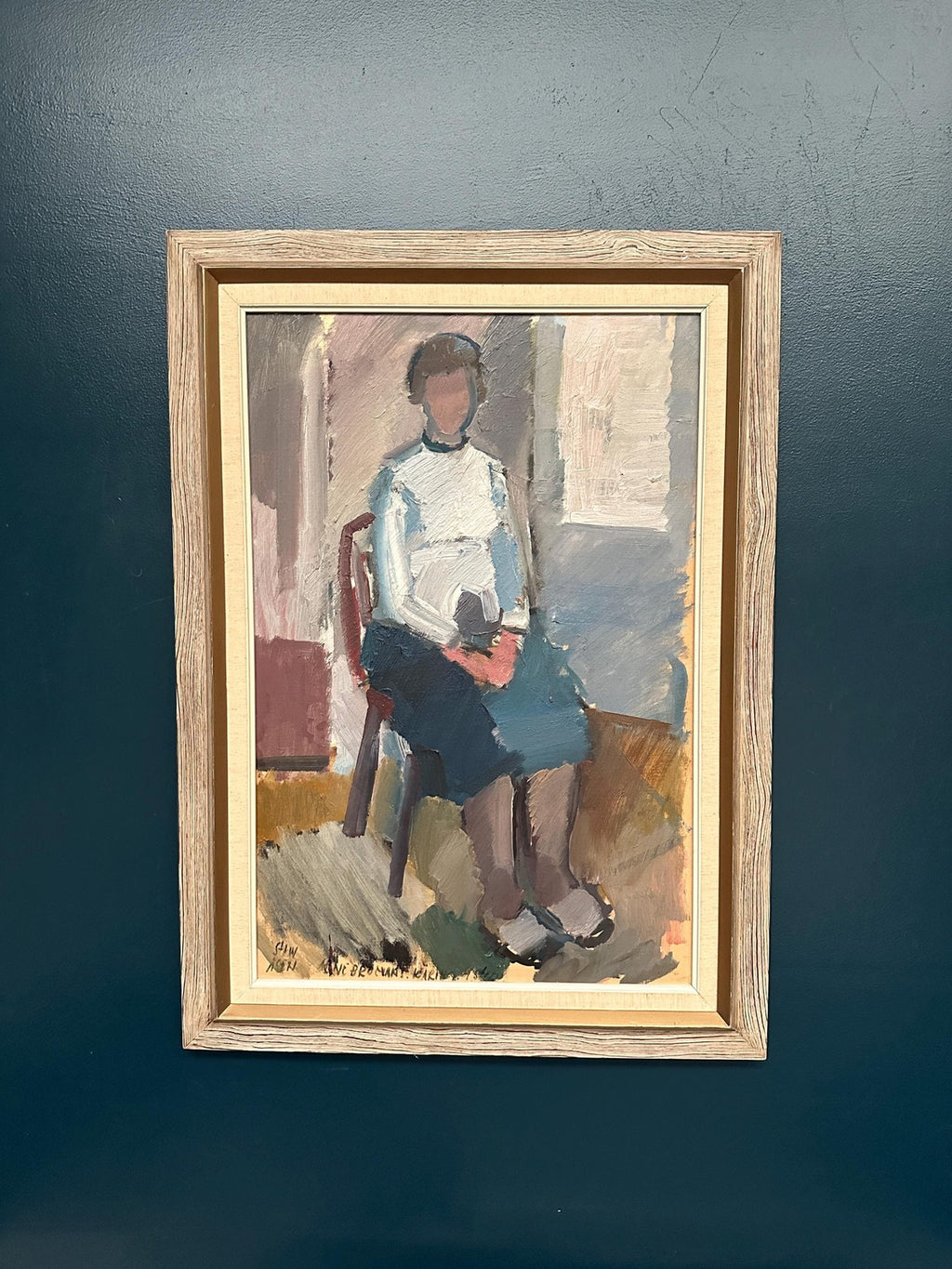 “Seated Woman” by Gösta Stawåsen