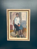 “Seated Woman” by Gösta Stawåsen