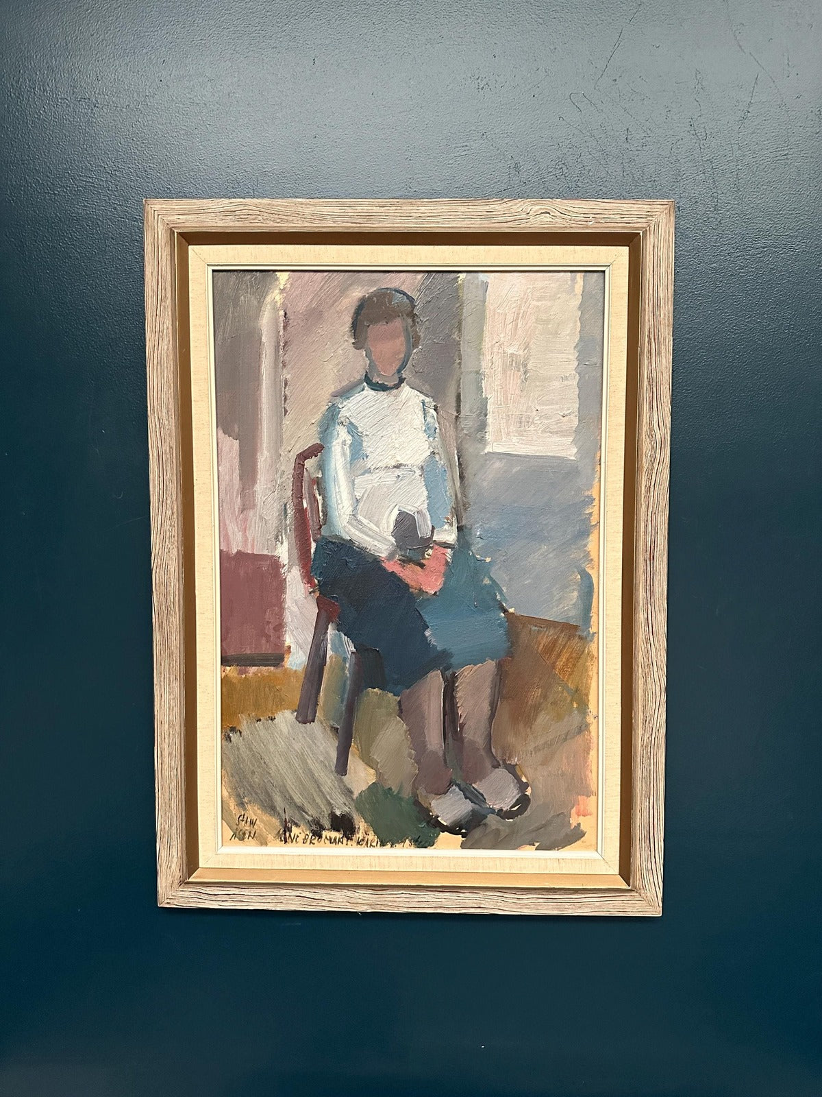 “Seated Woman” by Gösta Stawåsen