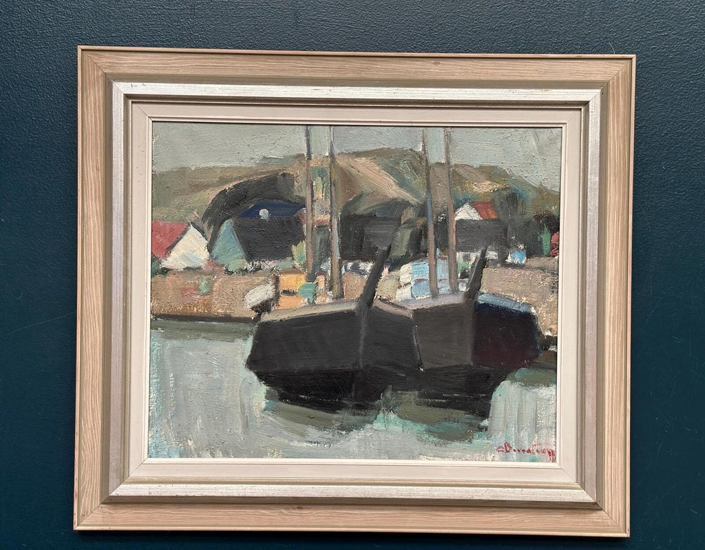 “Fishing Boats in the Harbour” by Carl Berndtsson