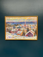 “Snow‑Covered Coastline” by Alex Hansen