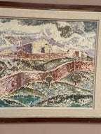 “Landscape with Buildings” by Gösta Nordblad