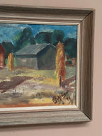 Landscape with Barns