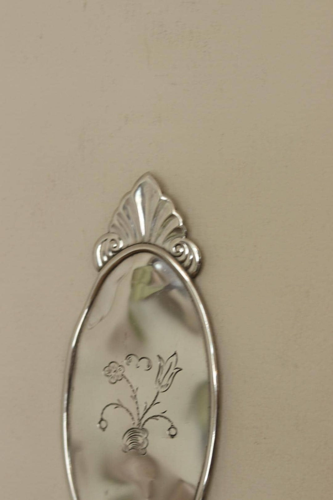Pair of Mid Century Swedish Pewter Sconces with Mirror by Svenskt - Tenn