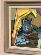 “Still Life with Jug and Bottles” by Martin Lindberg
