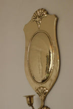 Pair Of Mid Century Swedish Brass Sconces