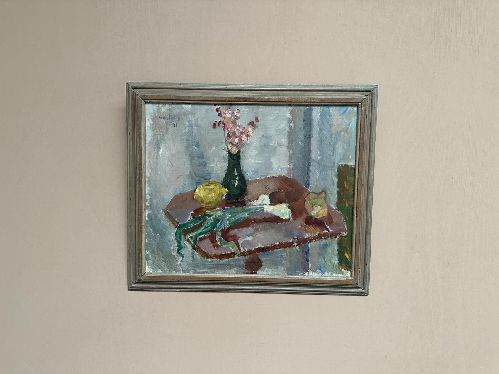 “Vase and Vegetables” by Arne Kilsby
