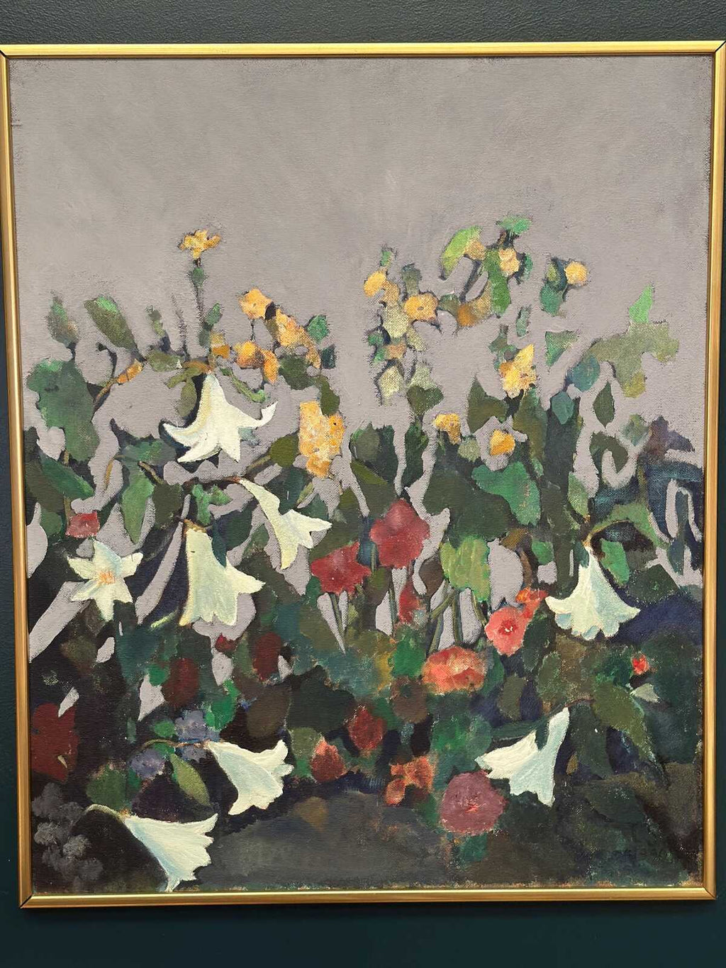 “Still Life (Flower Motif)” by L.S.