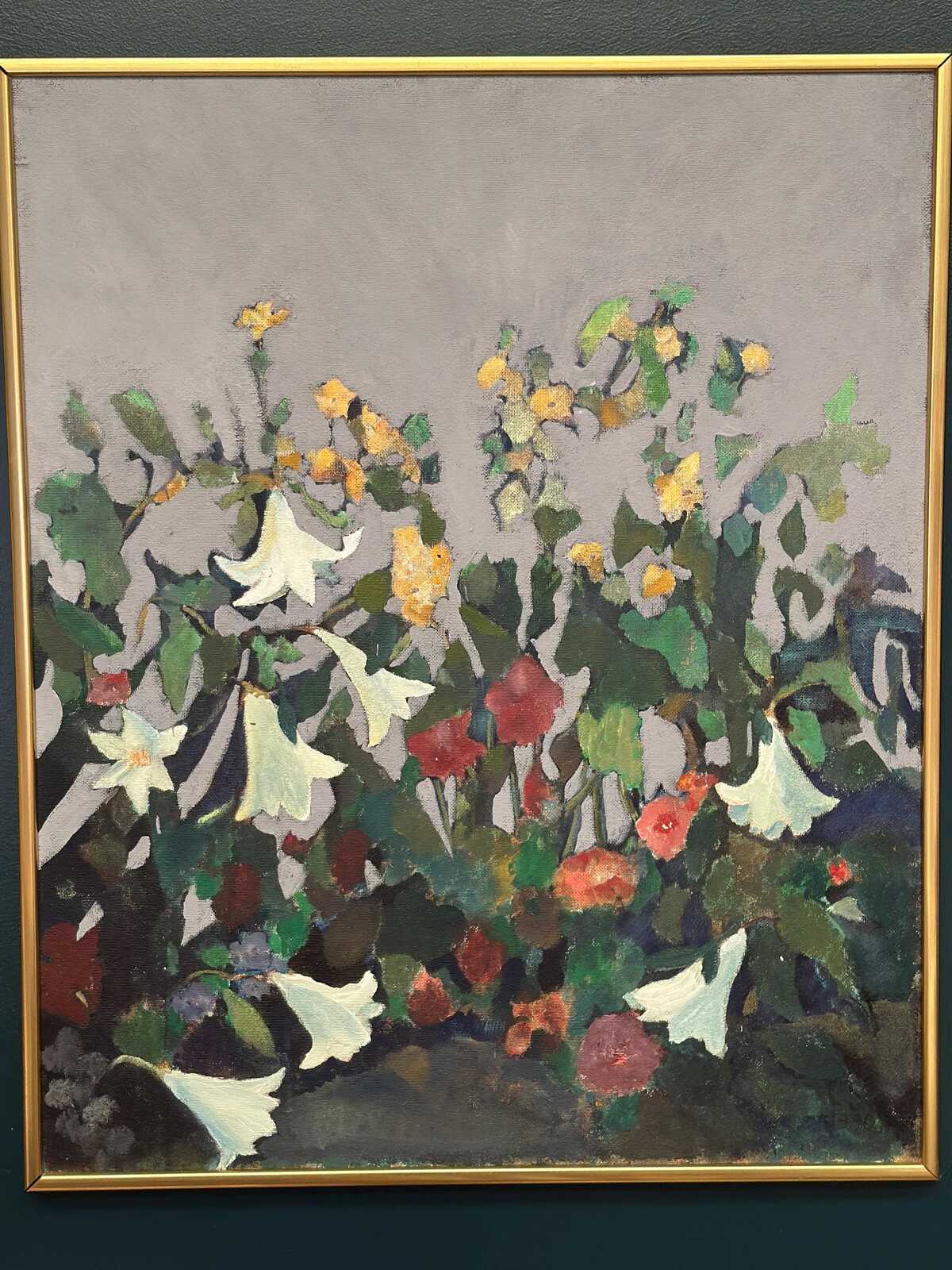 “Still Life (Flower Motif)” by L.S.