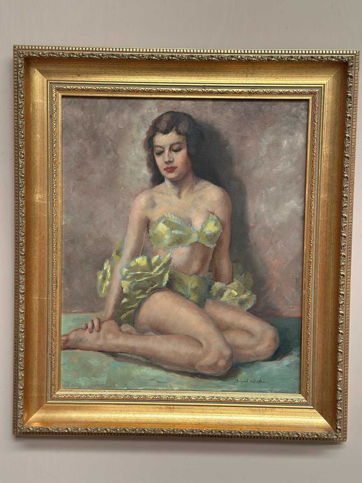 “Seated Woman” by Sigrid Wahlström de Rougemont