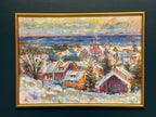 “Snow‑Covered Coastline” by Alex Hansen
