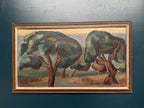 “Landskap med träd” by Britta Krüger