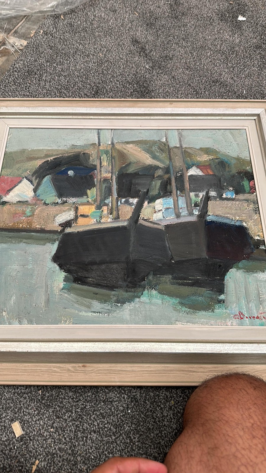 “Fishing Boats in the Harbour” by Carl Berndtsson