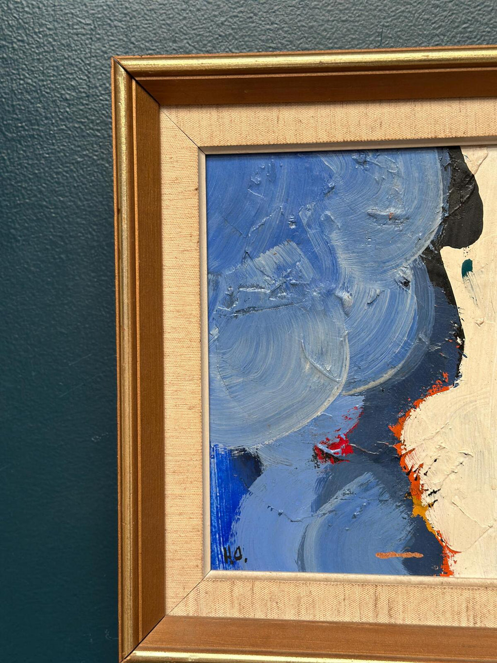 “Abstract in Blue” by Hans Oswald