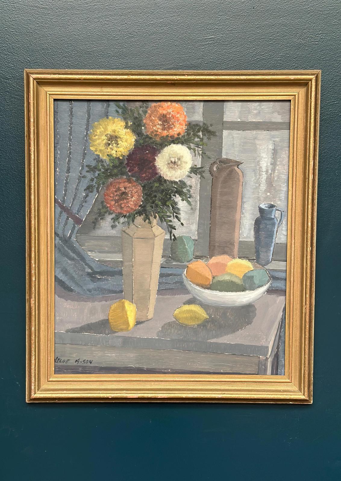 “Vase and Fruit Bowl” by Helge Andersson