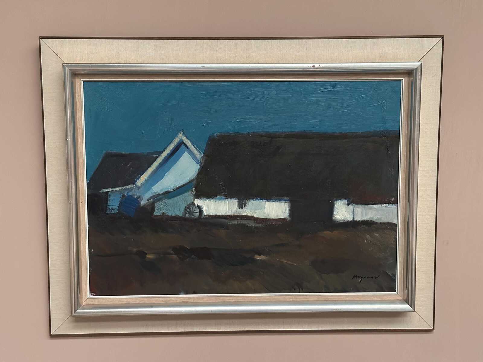 “Bondgård i landskapet” by Bengt Hillgrund