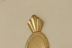 Pair Of Mid Century Swedish Brass Sconces Dated 1944
