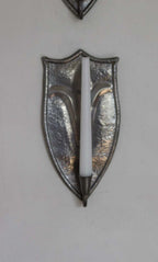 Pair Of Swedish Pewter Sconces