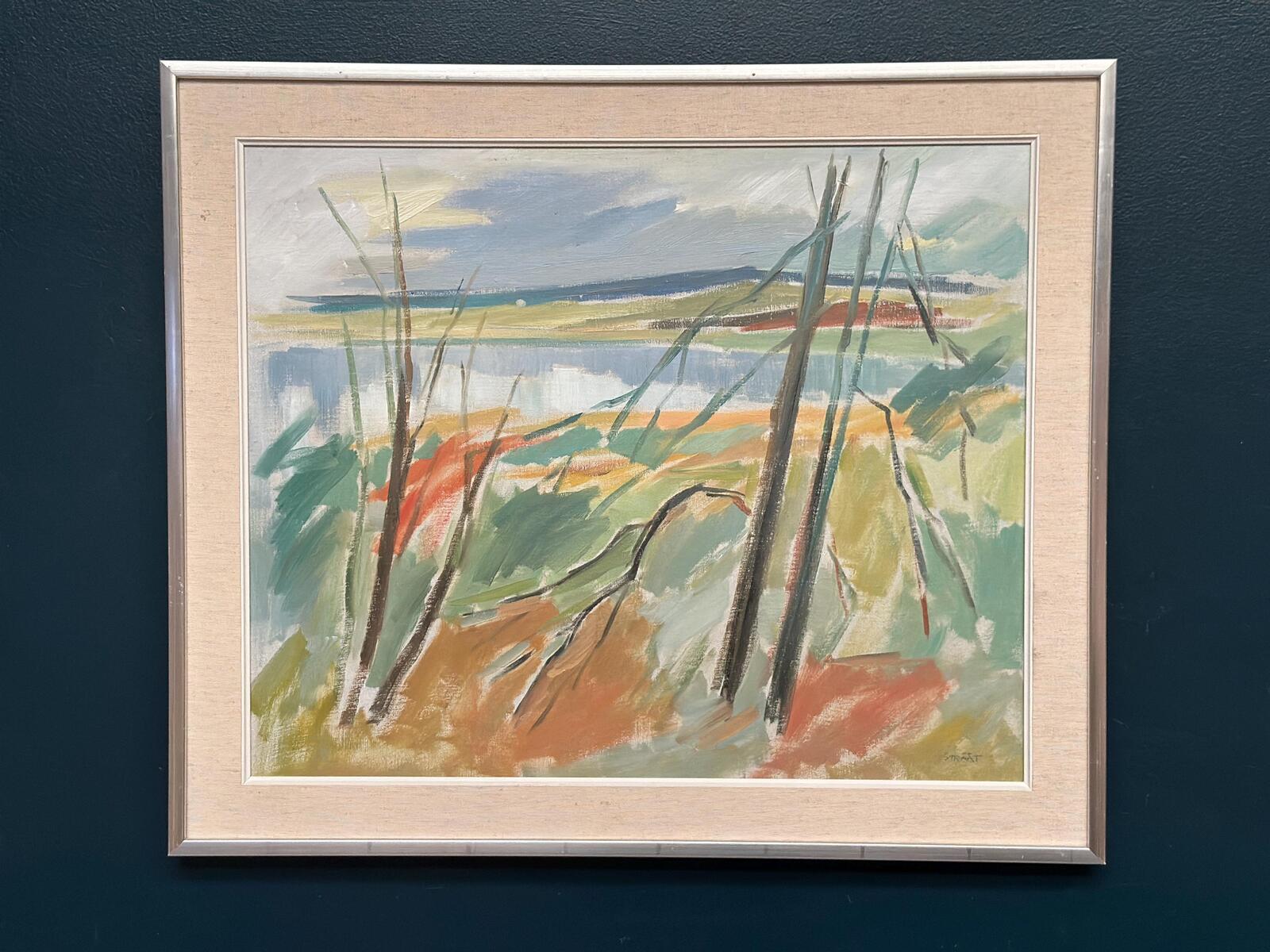 “Landscape” by Birger Strååt (1914–2008)