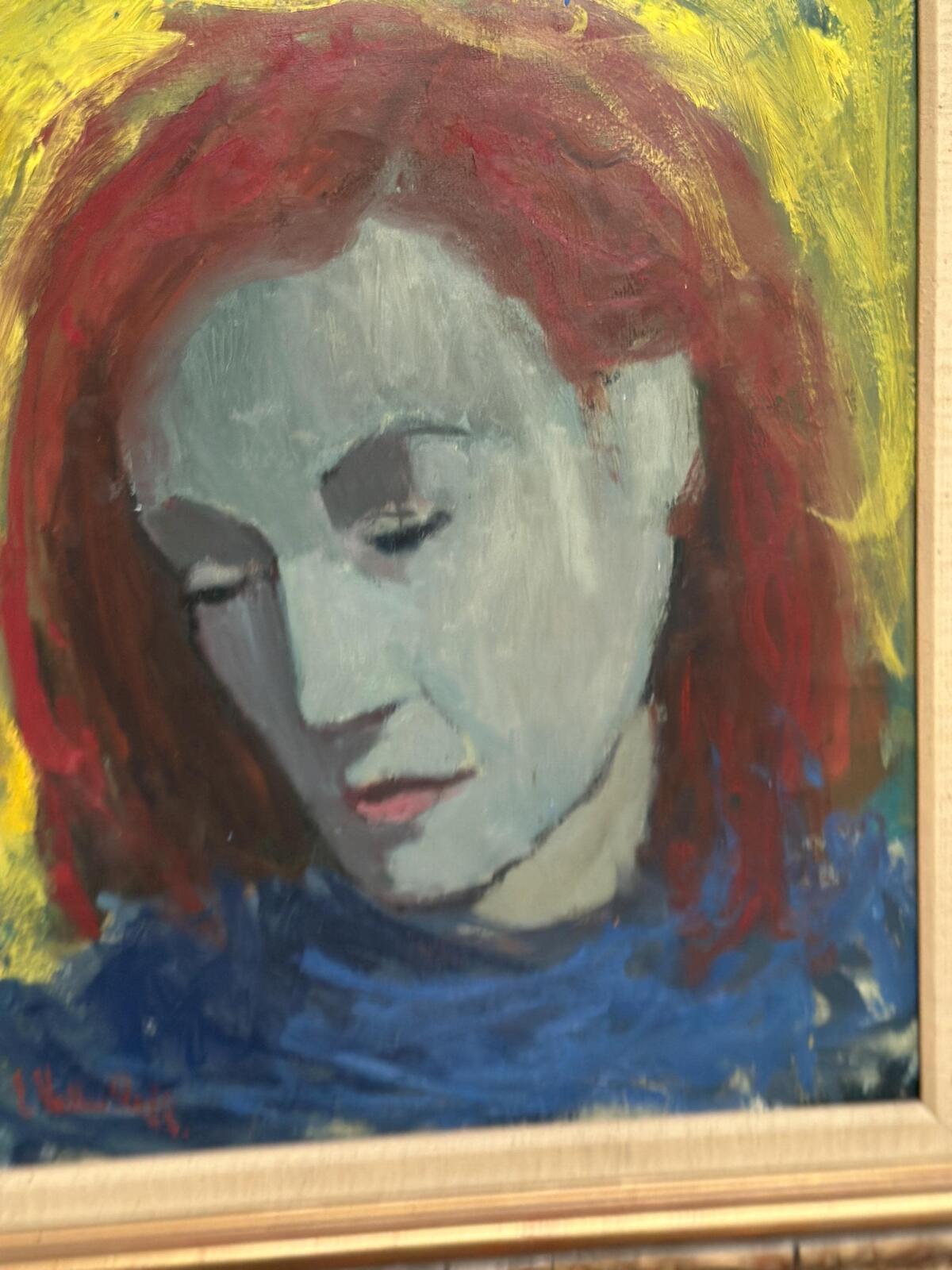 “Woman with Red Hair” by Erik Walter Persson
