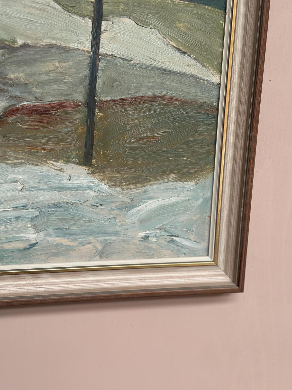 “Winter Landscape, Österlen” by E. O. Jonza