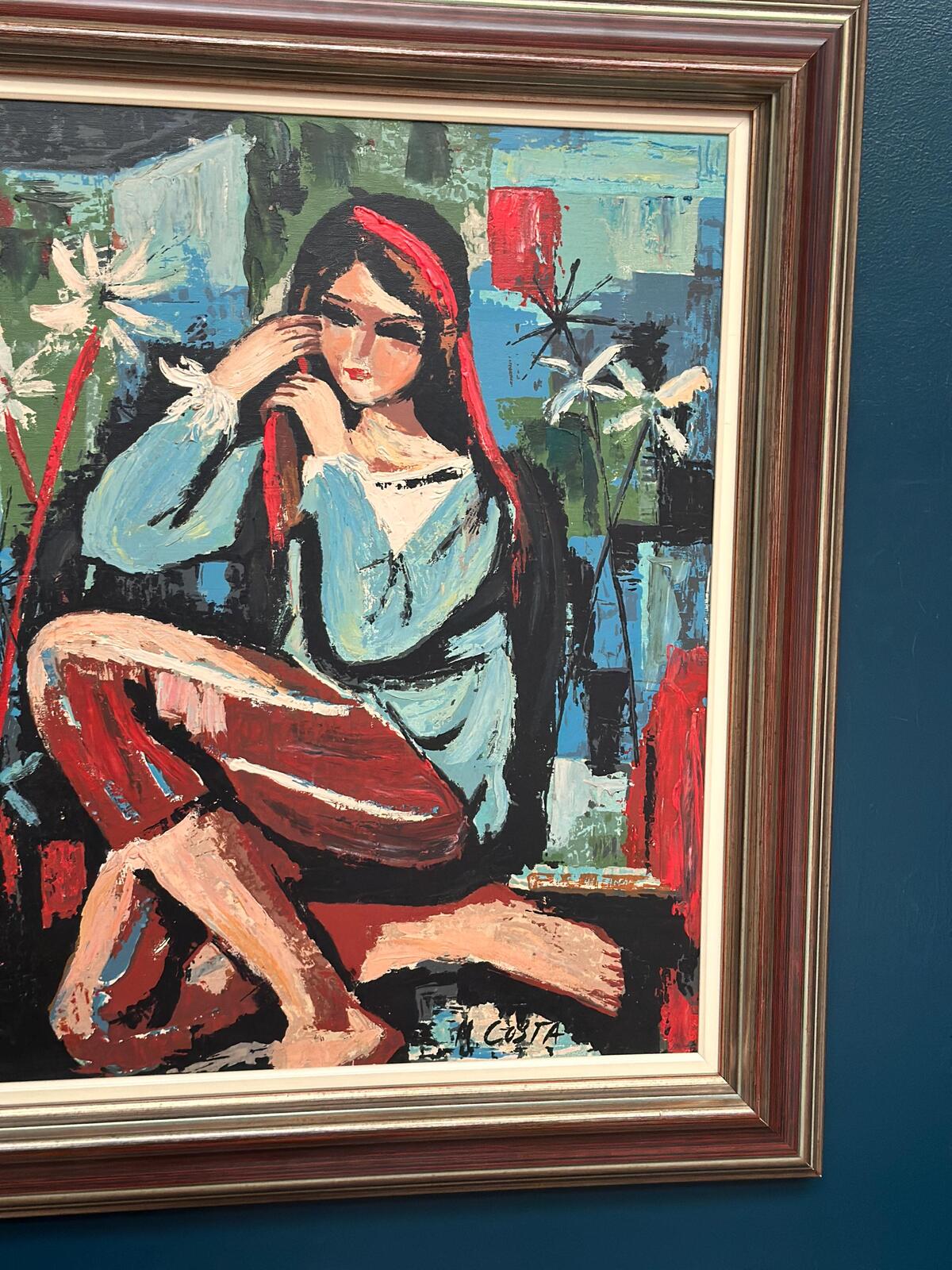 “Portrait of a Young Lady” by M. Costa