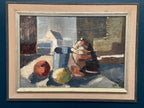 Original Swedish Oil on Panel – “Still Life” Attributed to Åke Wilhelm Andersson –1962 – Vintage & Framed – 63 × 54 cm (24.8" × 21.3")