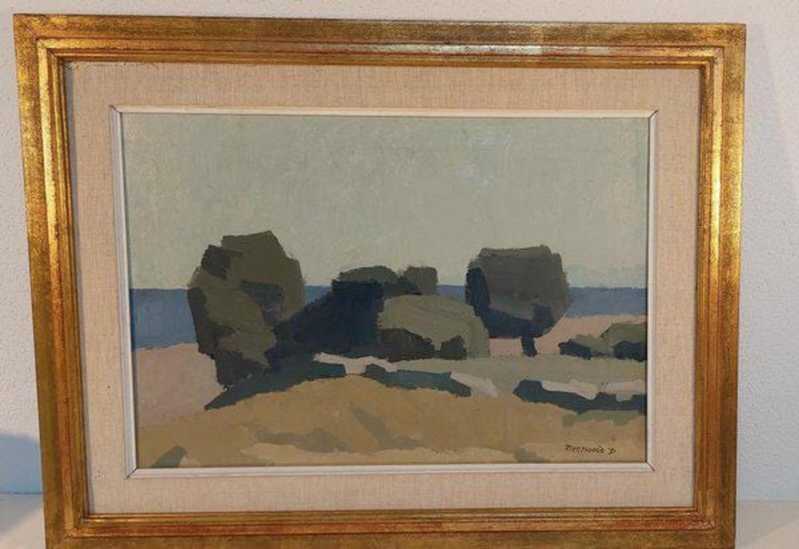 “Landscape” by William Herbert Fleetwood (1915–1993) – 1951