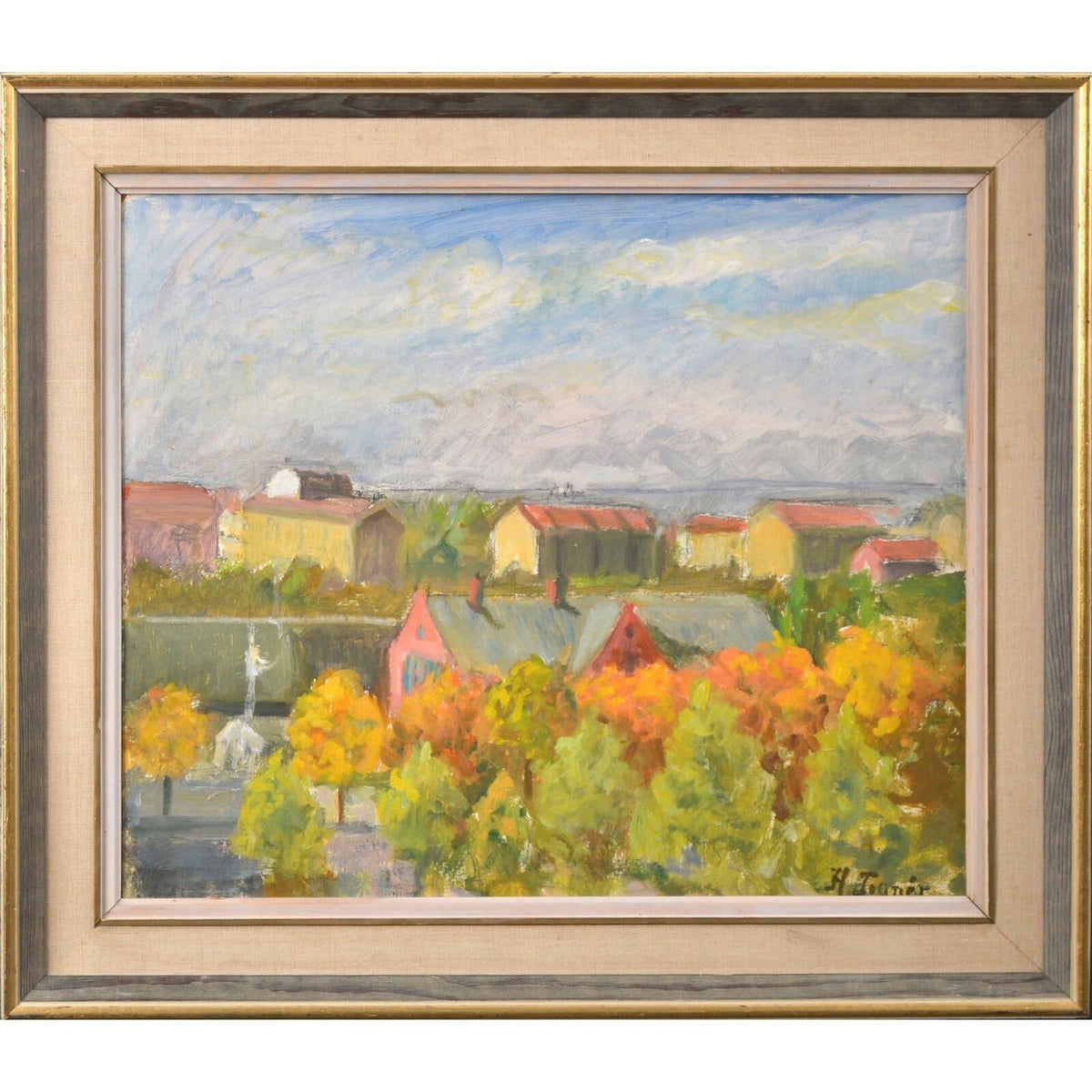 “Cityscape in Autumn Colors” by Hedvig Tegnér