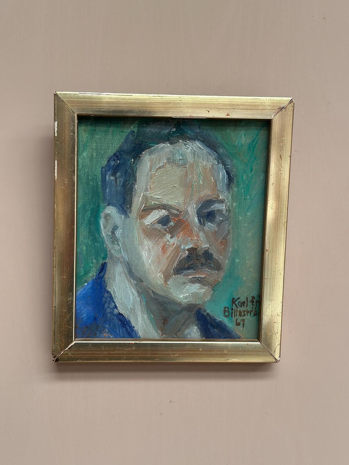 “Portrait of a Man” by Carl-Erik Billeström