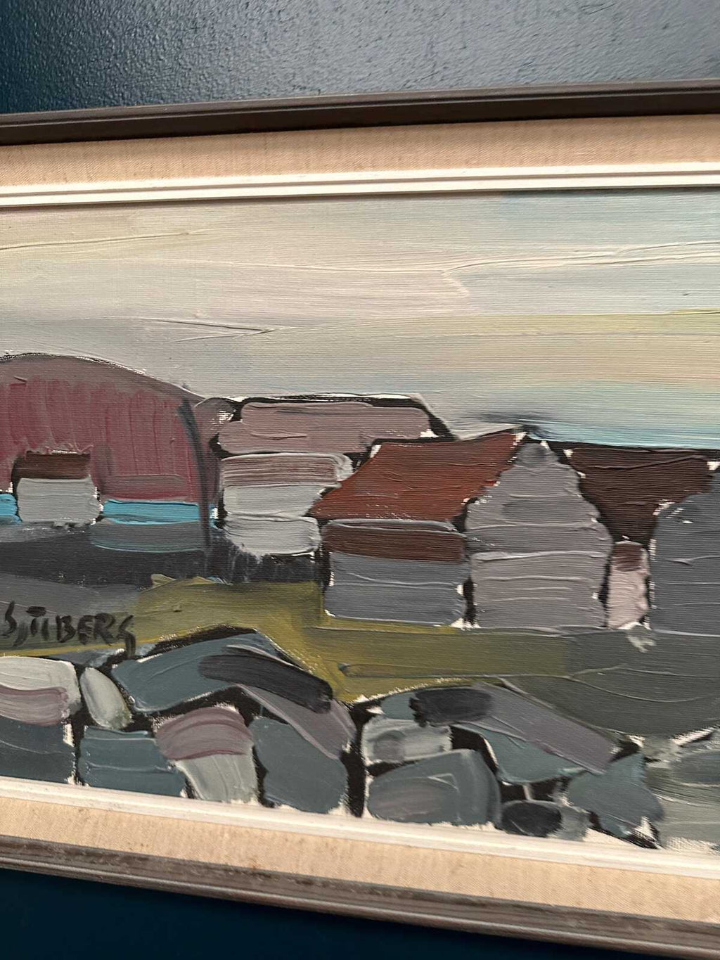 “Coastal Village” by Bo Sjöberg
