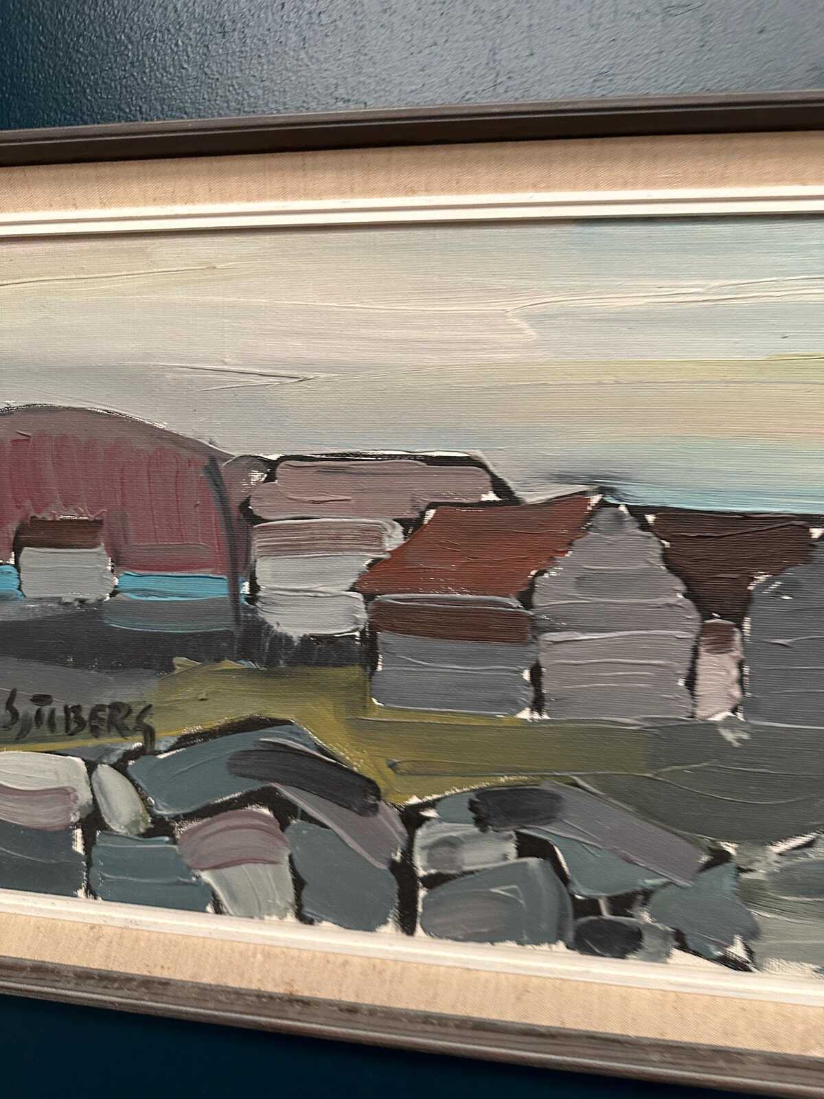 “Coastal Village” by Bo Sjöberg