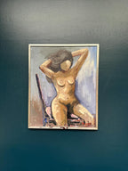 “Model on Chair” by Sven Erik Lund