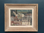 Landscape with Geometric Houses