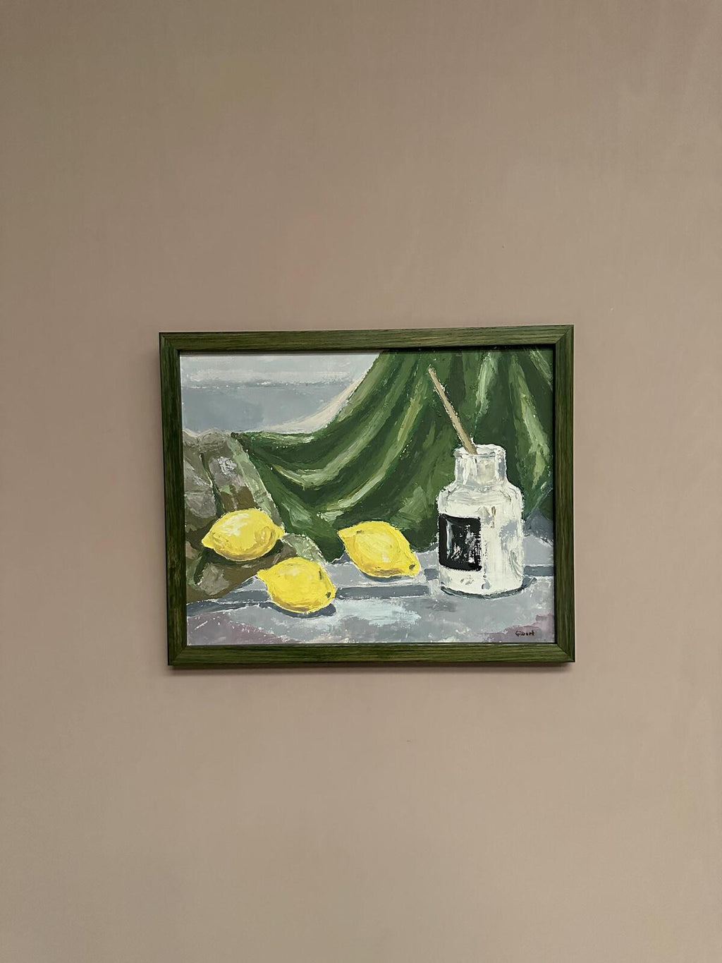 “Still Life with Lemons and Inkpot” by Gilber