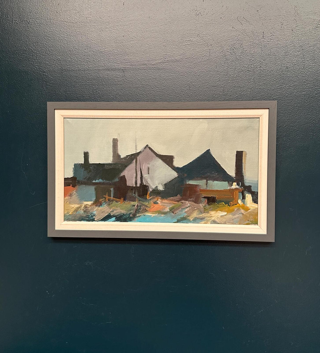 “Huts on the Coast” (Attributed to Kai C.