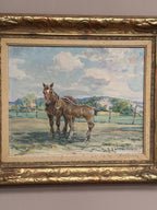 “Horses in a Pasture” by Einar Söderlund