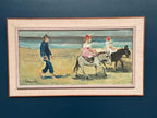 “Children on Donkeys at the Beach” by Tage Gavik