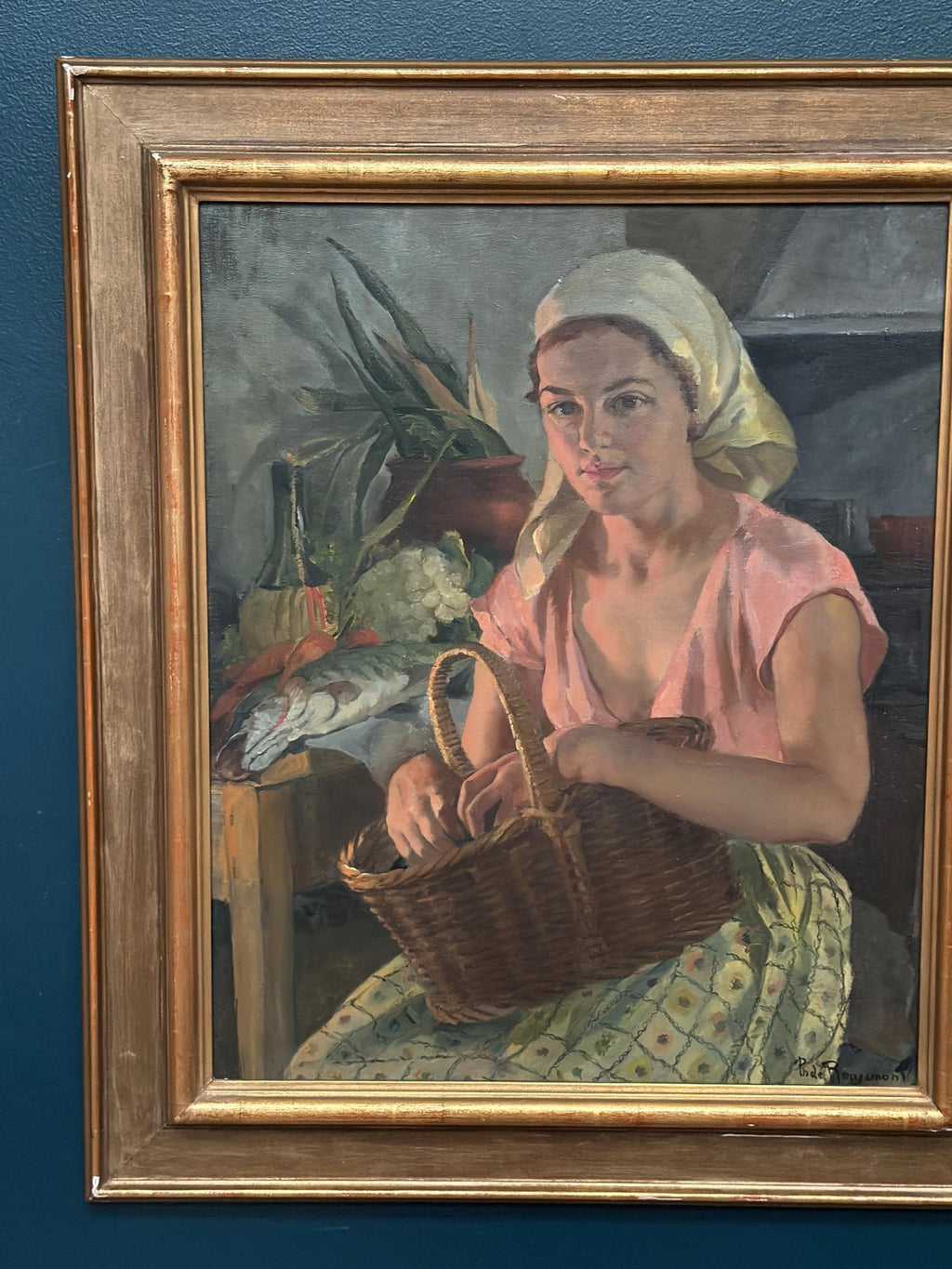 “Seated Woman” by Philippe de Rougemont (1891–1965)