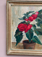 “Red Flower in Pot” by Gertrud Wiberg