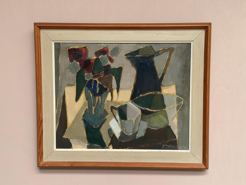 “Cubist Still Life” by Sven Johansson (1916–1990)