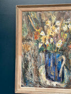 “Flowers in Blue Vase” by Sven Age