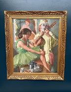 “Woman and Clown” by Philippe de Rougemont
