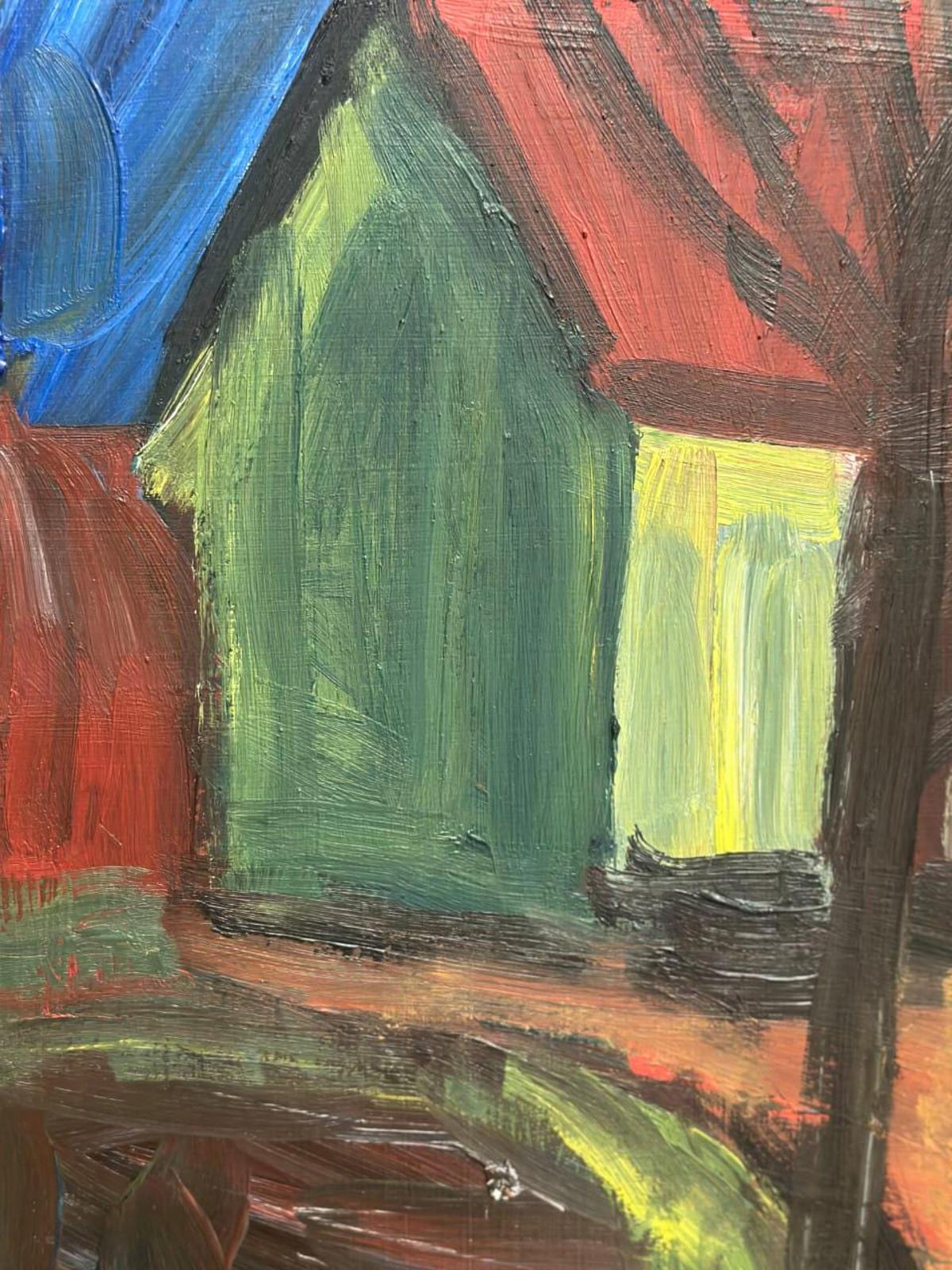 “Landscape with House” by Manfred Flyckt