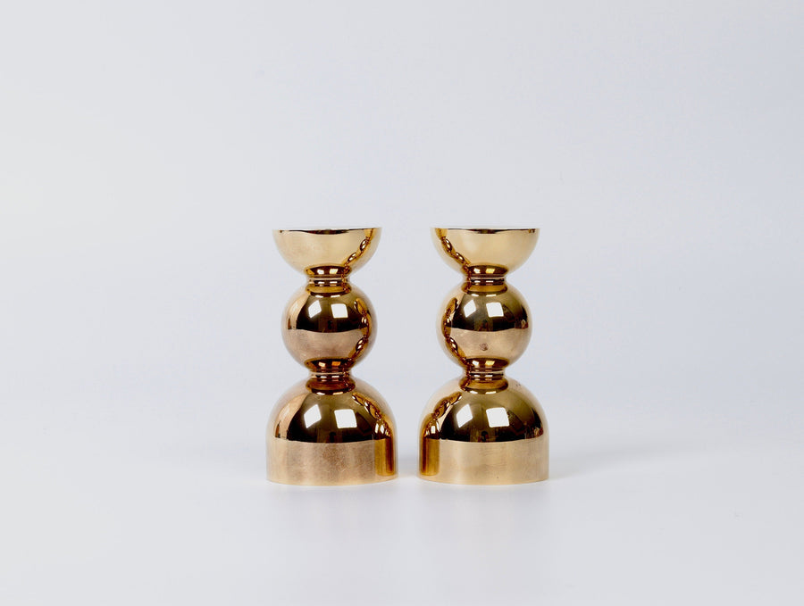 A Pair of Mid-Century GUSUM Candlestick Holder Noah Ancienne