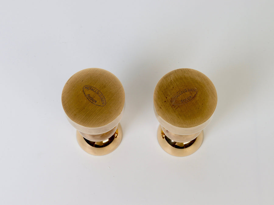 A Pair of Mid-Century GUSUM Candlestick Holder Noah Ancienne