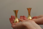 A Pair of Swedish Mid-Century GUSUM Candlestick Holder Noah Ancienne