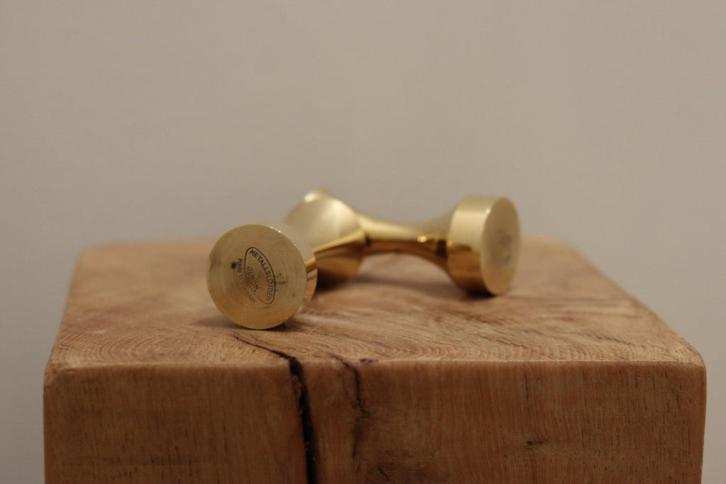 A Pair of Swedish Mid-Century GUSUM Candlestick Holder Noah Ancienne