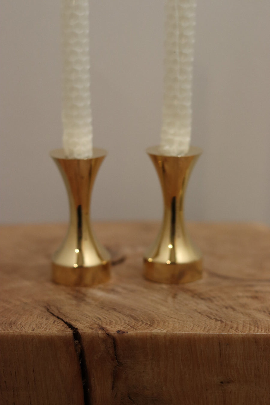 A Pair of Swedish Mid-Century GUSUM Candlestick Holder Noah Ancienne